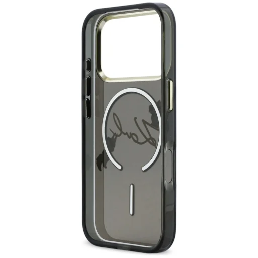 iPhone 17 Pro Max Karl Lagerfeld IML Choupettes Karl Script Logo MagSafe obal čierny - 7