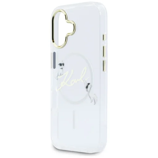 iPhone 17 Karl Lagerfeld IML Choupettes Karl Script Logo MagSafe tok átlátszó - 6