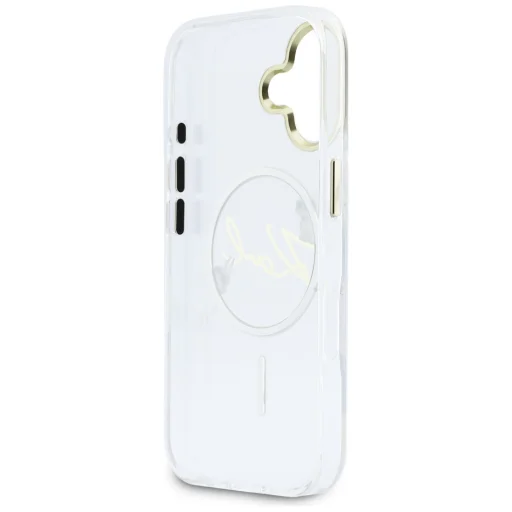 iPhone 17 Karl Lagerfeld IML Choupettes Karl Script Logo MagSafe tok átlátszó - 7