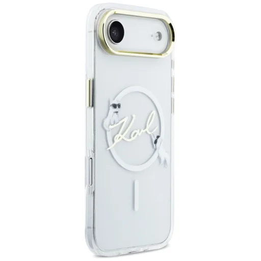 iPhone 17 Air Karl Lagerfeld IML Choupettes Karl Script Logo MagSafe obal priehľadný - 4