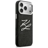 iPhone 17 Pro Max Karl Lagerfeld IML Glitter KL Diamond Logo čierne puzdro thumbnail