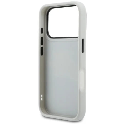 iPhone 17 Pro Max Karl Lagerfeld IML Glitter KL Diamantové Logo obal strieborný - 7