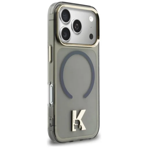 iPhone 17 Pro Karl Lagerfeld IML K hlava logo MagSafe puzdro čierne - 4