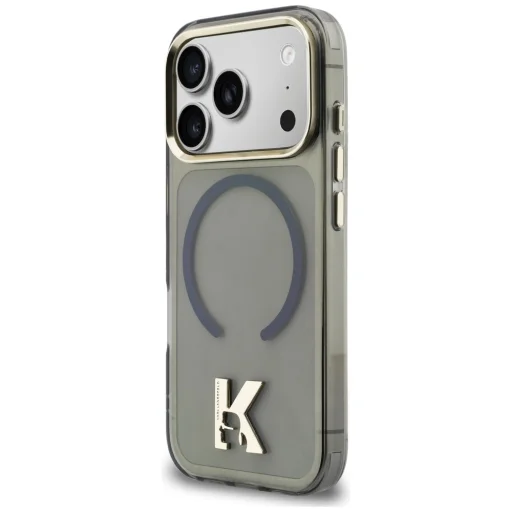iPhone 17 Pro Karl Lagerfeld IML K hlava logo MagSafe puzdro čierne - 2