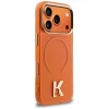 iPhone 17 Pro Max Karl Lagerfeld IML K Head Logo puzdro, oranžové thumbnail
