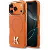 iPhone 17 Pro Max Karl Lagerfeld IML K Head Logo puzdro, oranžové thumbnail