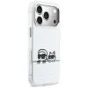 iPhone 17 Pro Karl Lagerfeld IML Karl & Choupette Peekaboo Logo MagSafe biele puzdro thumbnail
