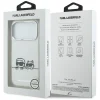 iPhone 17 Pro Karl Lagerfeld IML Karl & Choupette Peekaboo Logo MagSafe biele puzdro thumbnail