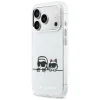 iPhone 17 Pro Karl Lagerfeld IML Karl & Choupette Peekaboo Logo MagSafe biele puzdro thumbnail