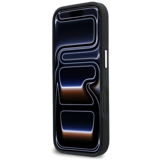 iPhone 17 Pro Karl Lagerfeld Karl & Choupette Zadné logo Puzdro MagSafe čierne - 5