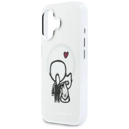 iPhone 17 Karl Lagerfeld Karl & Choupette Magsafe zadný kryt priehľadný - 6