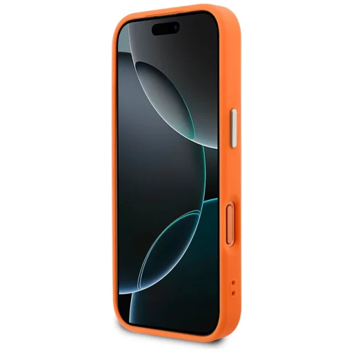 iPhone 17 Pro Karl Lagerfeld Karl RSG Logo MagSafe puzdro oranžové - 5