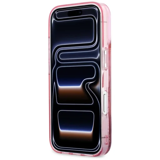 iPhone 17 Pro Karl Lagerfeld Liquid Glitter Karl Script Logo MagSafe puzdro ružové - 5