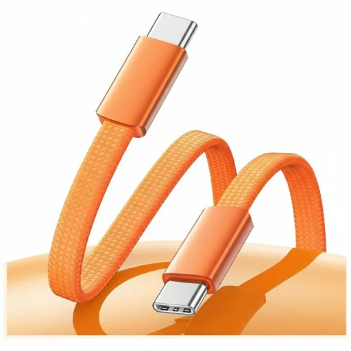 Oranžový USAMS U96 60W USB-C - USB-C 1,2m kábel - 3