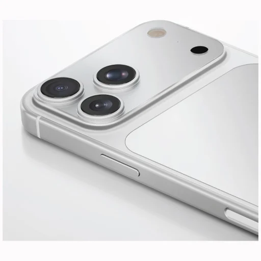 iPhone 17 Pro UNIQ Optix Aeroshield+ priehľadná ochranná sklenená fólia na modul kamery a zadný kryt - 2