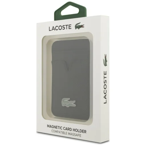 Lacoste Petit Pique MagSafe držiak na karty čierny - 5