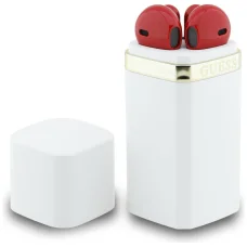 Guess TWS Lipstick 2 bezdrôtové slúchadlá, biele