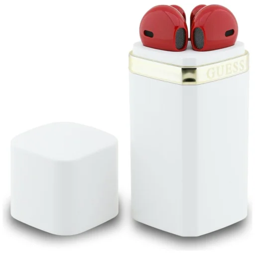 Guess TWS Lipstick 2 bezdrôtové slúchadlá, biele - 1