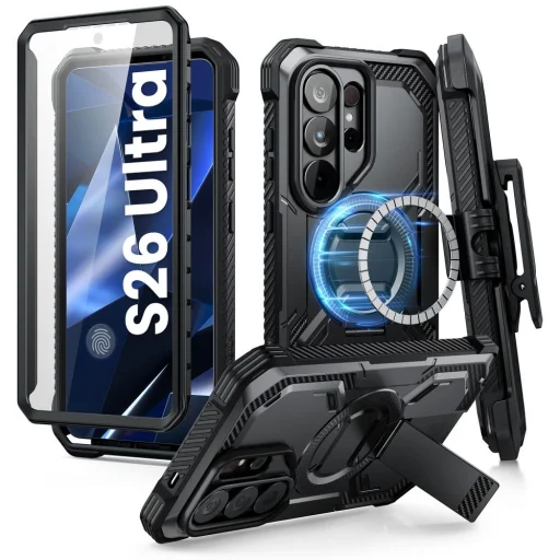 Samsung Galaxy S26 Ultra Supcase Iblsn Armorbox Clip Mag Magsafe obal čierny - 2