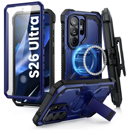 Samsung Galaxy S26 Ultra Supcase iBlason ArmorBox Clip Mag MagSafe tok Kobalt - 2