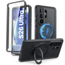 Samsung Galaxy S26 Ultra Supcase Cosmo Mag Magsafe puzdro, Mrazivá čierna