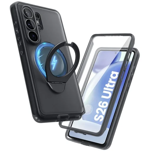 Samsung Galaxy S26 Ultra Supcase Cosmo Mag Magsafe puzdro, Mrazivá čierna - 3