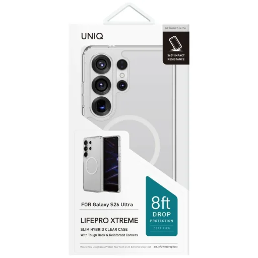 Samsung Galaxy S26 Ultra UNIQ LifePro Xtreme puzdro Magclick Charging priehľadné - 3