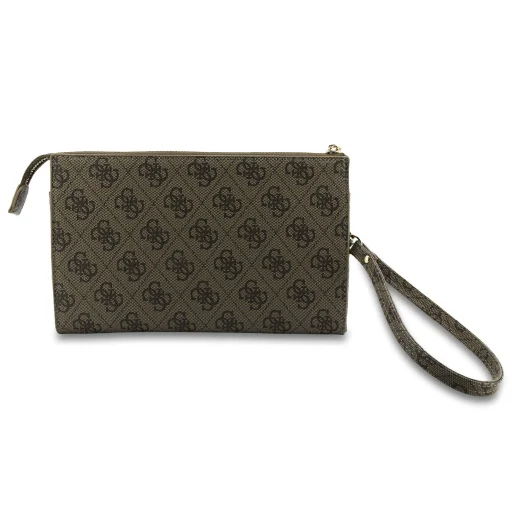 Guess PU 4G Kovové logo Puzdro na telefón Hnedá - 4