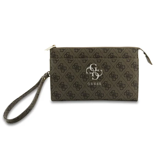 Guess PU 4G Kovové logo Puzdro na telefón Hnedá - 2