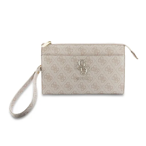 Guess PU 4G Kovové logo Taška na telefón Ružová - 2