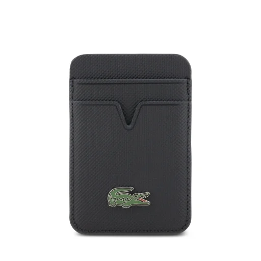 Lacoste PU Iconic Petit Pique MagSafe Peňaženka Tmavomodrá - 2