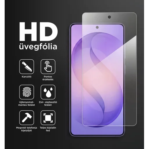 Samsung Galaxy S26 Magsafe puzdro + ochranné sklo kompatibilné s čítačkou odtlačkov prstov 2ks 9H 2.5D HD Alphajack - 3