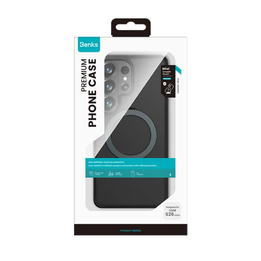 Samsung Galaxy S26 Ultra Čierny Benks Magnetický Mist puzdro so stojanom (A050) - 14