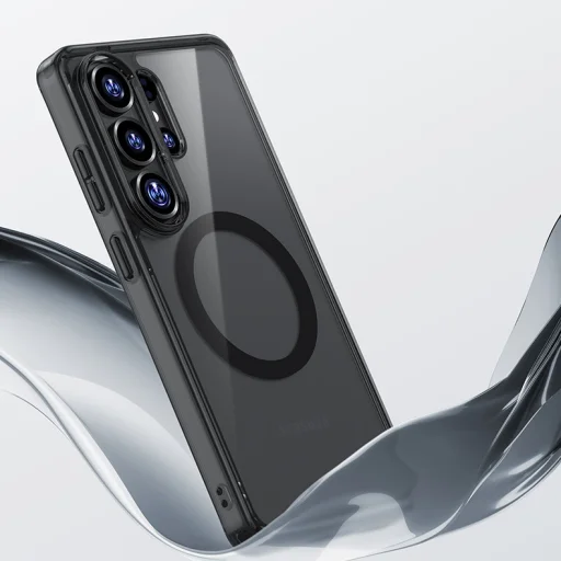 Samsung Galaxy S26 Ultra čierny Benks Magnetické Kryštálové TPU Rámové puzdro (0050) - 9