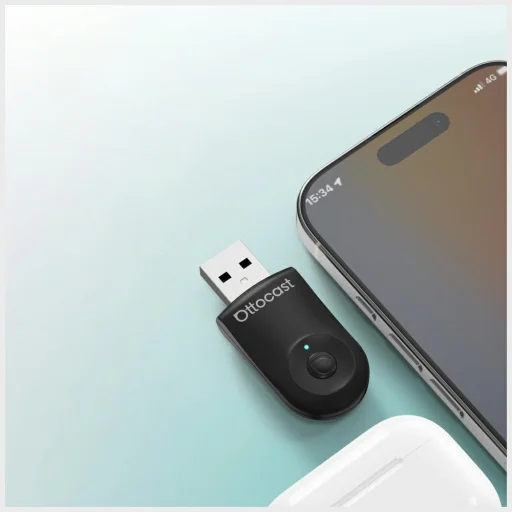 Ottocast CA505-T MINI 2 v 1 bezdrôtový CarPlay a Android Auto adaptér - 5