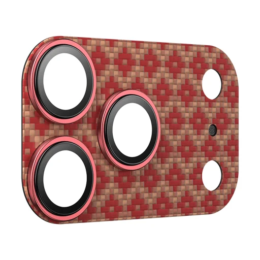 iPhone 17 Pro ArmorGrid oranžový Benks tvrdené sklo Armor Warrior Lens (OR69) (ostrovček fotoaparátu) ochranné sklo - 2