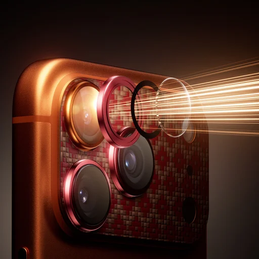 iPhone 17 Pro ArmorGrid oranžový Benks tvrdené sklo Armor Warrior Lens (OR69) (ostrovček fotoaparátu) ochranné sklo - 10