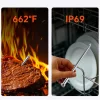 Meatmeet S Pro kuchynský teplomer s vyklápacou sondou, inteligentnou aplikáciou a Bluetooth pre gril, rúru a údiarňu - čierny thumbnail
