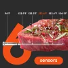 Meatmeet S Pro kuchynský teplomer s vyklápacou sondou, inteligentnou aplikáciou a Bluetooth pre gril, rúru a údiarňu - čierny thumbnail