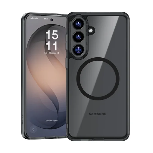 Samsung Galaxy S26 čierny Benks magnetický krištáľový TPU rámový kryt (0048) - 1