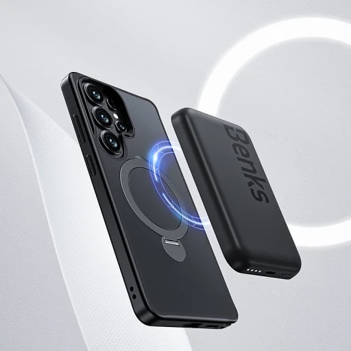 Samsung Galaxy S26 Ultra Čierny Benks Magnetický Mist puzdro so stojanom (A050) - 10