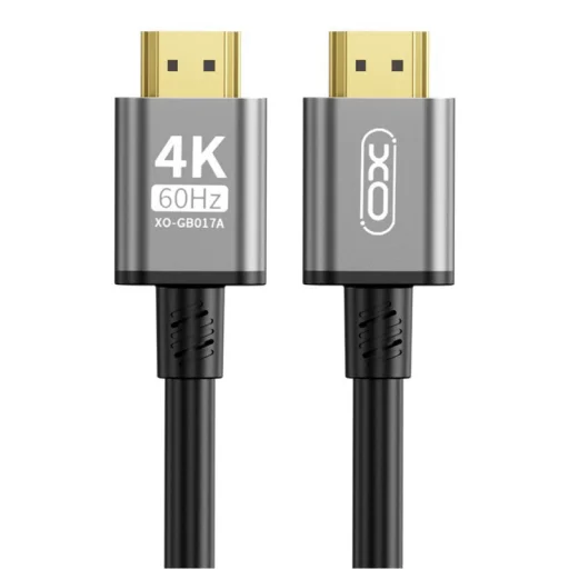 HDMI kábel XO DESIGN GB017B, 4K, 5m, Čierny - 3