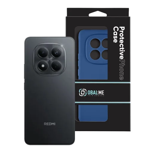 OBAL:ME Matt TPU tok Xiaomi Redmi Note 15 Pro 4G-hez Sötétkék tok - 3