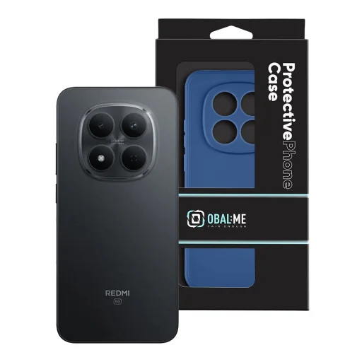 OBAL:ME Matt TPU tok Xiaomi Redmi Note 15 Pro 5G-hez Sötétkék tok, - 3