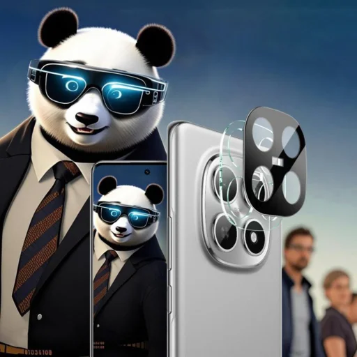 Xiaomi Redmi Note 15 5G / Poco M8 5G Čierne tvrdené sklo Techsuit Full Camera Glass tvrdené sklo - 4