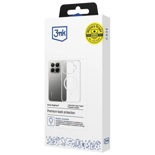 Xiaomi 15T Pro priehľadné 3mk Armor MagCase puzdro - 5