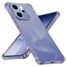 Oppo Reno15 F / Reno15 FS 5G Techsuit Dymovo čierne nárazuvzdorné priehľadné silikónové puzdro