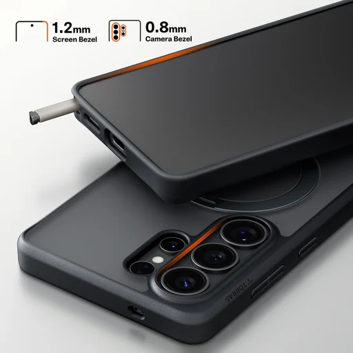 Samsung Galaxy S26 Ultra Torras - Ostand Spin Series tok - Fekete - 5