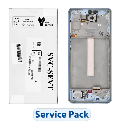 Samsung A33 5G kijelző ServicePack LCD kijelző Kék - 1