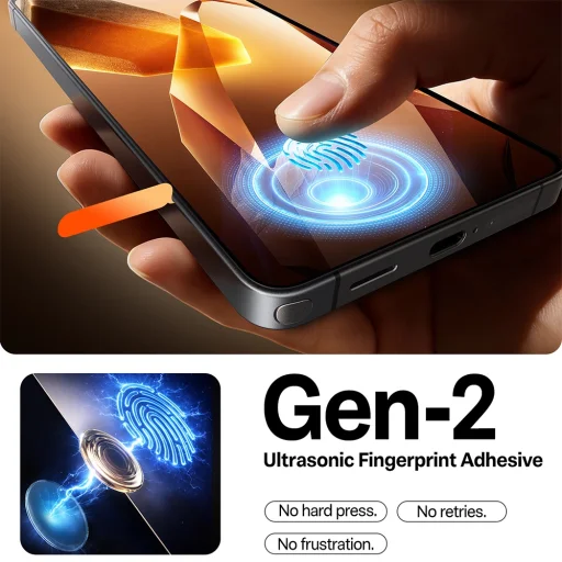 Samsung Galaxy S26 číre Torras GlassGo Install Master tvrdené sklo - 7